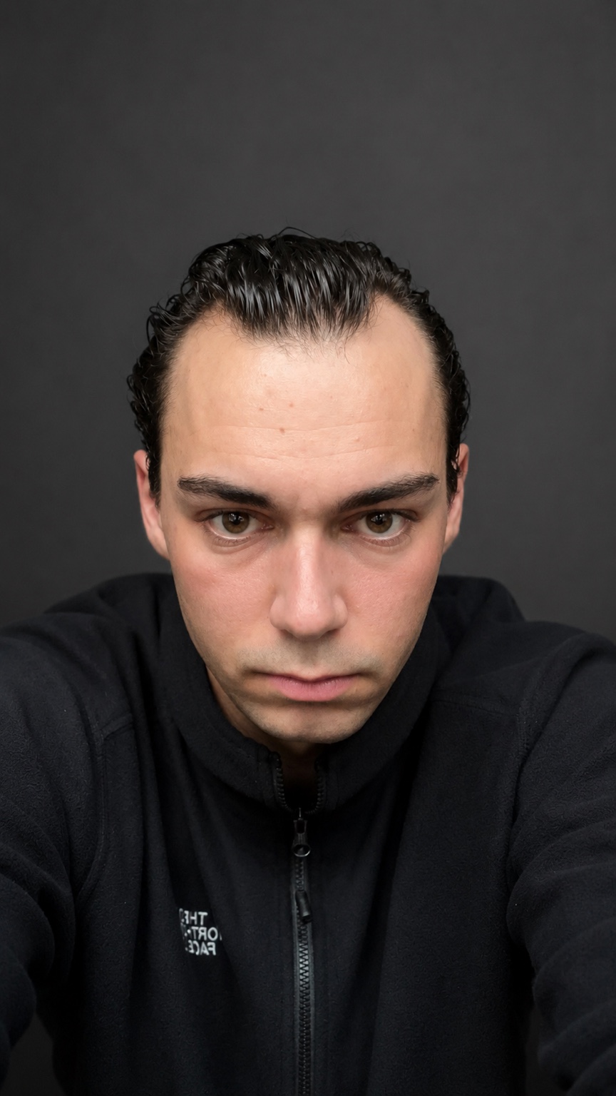 Nico vor seiner Haartransplantation
